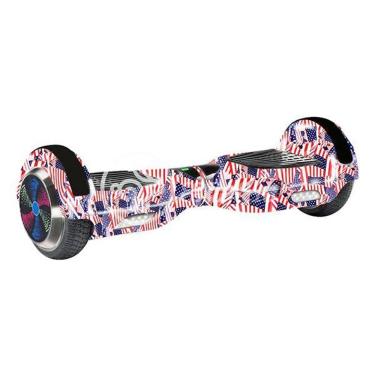 Imagem de Hoverboard Infantil Skate Elétrico Adesivado America Led USA