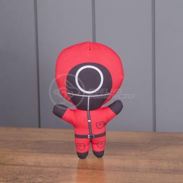 Imagem de Boneco De Pelucia Squid Game Round 6 Vermelho 26Cm Circulo