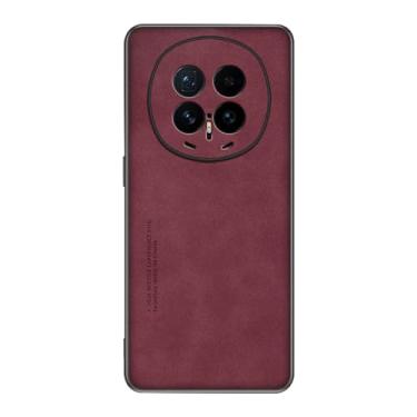 Imagem de LYJSMGZ Capa à prova de choque para Huawei Honor Magic 8 Pro/Magic 8, proteção de lente de abertura de precisão, capa de moldura com bordas macias, vermelha, Majic 8 Pro