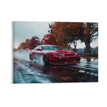 Imagem de HouLaiZhe Drift Burnout Modificado S15 Jdm Cartazes de Carro Tela Estética Decoração de Quarto Pintura de Parede Impressões Sala de Galeria Decoração de Parede para Quarto Sala de Estar Escritório 18