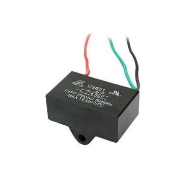 Imagem de Capacitor Partida 3 Fios 4,5Uf + 3Uf - 250V - Chipsce