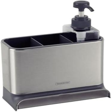 Imagem de Escorredor de louca elegante e compacto, aco inoxidavel resistente, bonito, utilitario, pratico, compacto, 1 unidade, eficaz