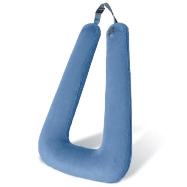 Imagem de Keemall Travesseiro de carro para crianças, travesseiro de carro infantil profissional para dormir assento de carro inflável viagem - seguro, confiável - almofadas de viagem para crianças e adultos