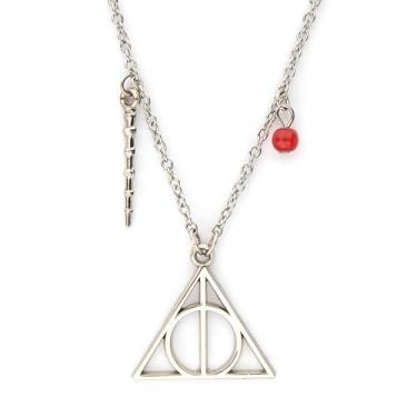 Imagem de Colar adulto Harry Potter com pingente Relíquias da Morte