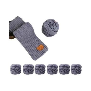 Imagem de Novelo De Lã De 6 Fios Para Cachecol De Ursinho De Pelúcia, Joias Arte