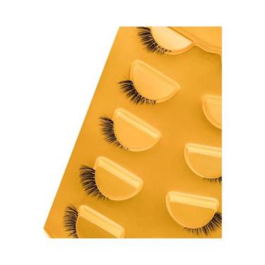 Imagem de Cílios Postiços Naturais Curtos Transparentes 5 Pares 3-10 Mm Para Uso