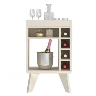 Imagem de Bar com Espelho 6 Nichos Drink Artely Off White
