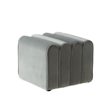 Imagem de Armários para sapatos com prateleiras para sapatos Banco de sapatos para porta casa, moderno, sala verificação, banco quadrado, cabeceira, loja roupas, sofá, entrada(Gray)