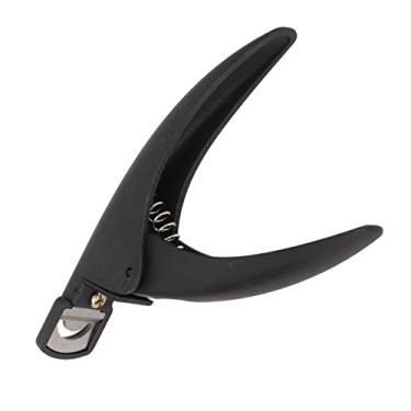 Imagem de Cryfokt Cortador de Ponta de Unha Profissional Portátil, Aparador de Unhas Falsas para Manicure Diy, Leve e Durável para Uso Doméstico Em Salão de Beleza (Preto)