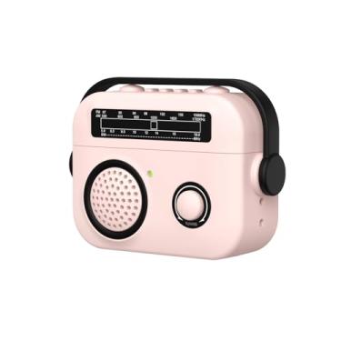 Imagem de Mini capa de rádio vintage ultrafina com superfície fosca criativa para AirPods 4, capa protetora protetora de fone de ouvido de silicone TPU macio, carregamento sem fio, AirPods 4, rosa