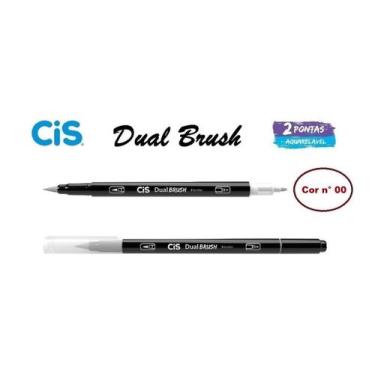 Imagem de Caneta Pincel Cis Dual Brush Pen Aquarelável 00 Blender