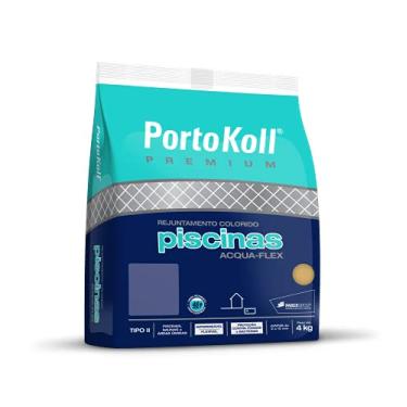 Imagem de PortoKoll - Rejuntamento Colorido para Piscinas - PortoKoll Rejuntamento Colorido para Piscinas Acqua-Flex Azul Cobalto - Uso em Cerâmica - 4 kg