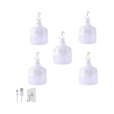 Imagem de Lanterna De Camping LED Recarregável Por USB, Alta Potência, Portátil,