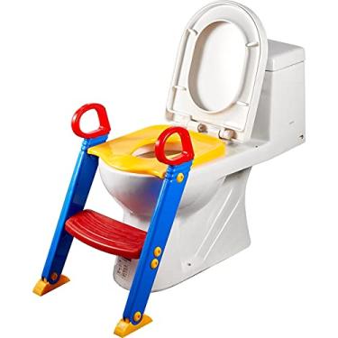 Imagem de Redutor Assento Sanitário Infantil Com Escadinha Baby Style
