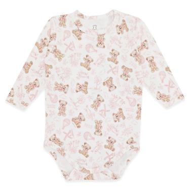 Imagem de Body Bebê Menina Ursinho Balão Rosa Mini & Co-Feminino