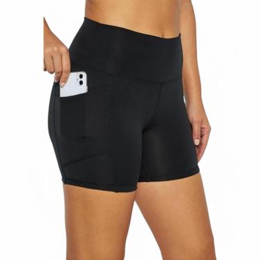 Imagem de SHORT Bermuda Leg Legging LISO com BOLSO Suplex Reforçado Fitness Academia Yoga 1053-Feminino