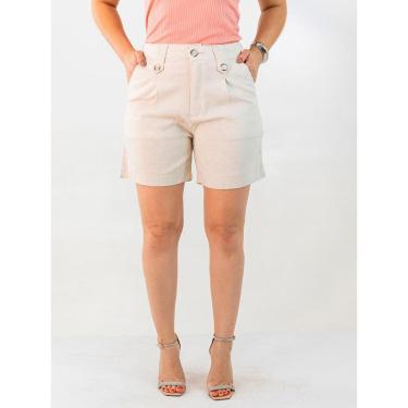 Imagem de Short Feminino Mom Linho Cintura Alta Candy Colors Anticorpus-Feminino