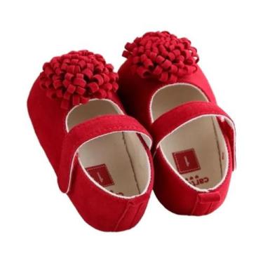 Imagem de Sapatos Casuais De Pelúcia Para Bebês Recém-Nascidos Com Laço, Confort