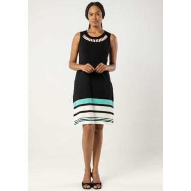 Imagem de Vestido Regata Pau a Pique Listrado Preto