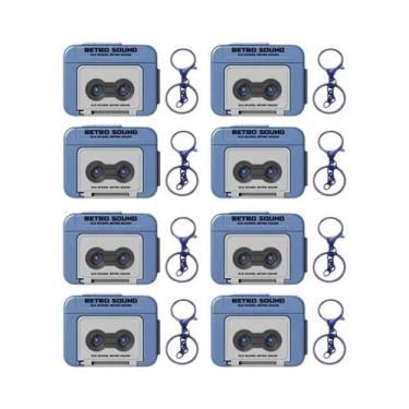 Imagem de Caixa De Música Retrô Infantil Com Pingente, Mini Gravador De Fita Gra