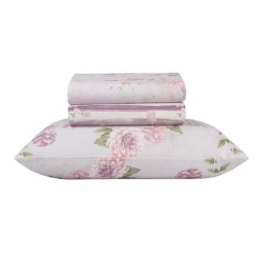 Imagem de Jogo Roupa De Cama Ou Box Solteiro Lençol com Elástico Premium 3 Peças