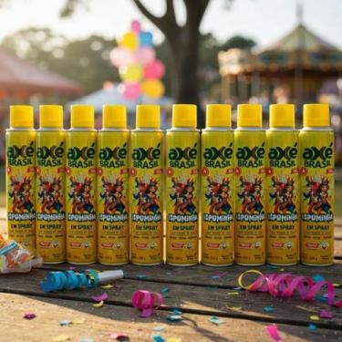 Imagem de Kit 10 Espuminhas Carnaval, Festas e Eventos 250 ml Axé Brasil Diversã