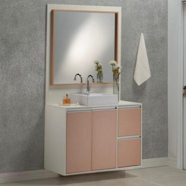 Imagem de Gabinete e Espelheira 120cm Plena Premium Elite - Eco Móveis