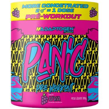 Imagem de Pré Treino Panic Adaptogen Super Concentrado 300g Uva-Unissex