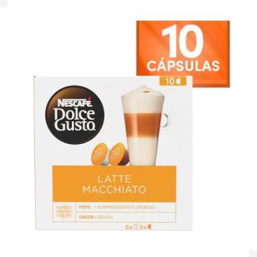 Imagem de Caixa Nescafé Dolce Gusto 10 Cápsulas, Latte Macchiato