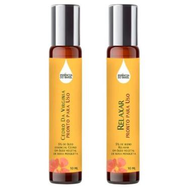 Imagem de Óleos Essenciais Prontos Cedro E Relaxar Roll On 10Ml - Essência Do Br