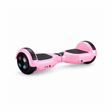 Imagem de Hoverboard Skate Elétrico Rosa 6.5 Led Bluetooh - Brinovar