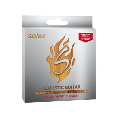 Imagem de Encordoamento Para Violão Nylon Slch Tensão Alta Solez