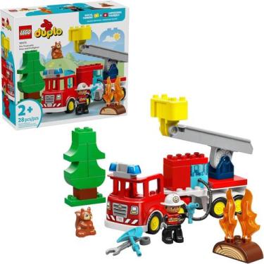 Imagem de LEGO DUPLO - Caminhão de bombeiros com mangueira 10473