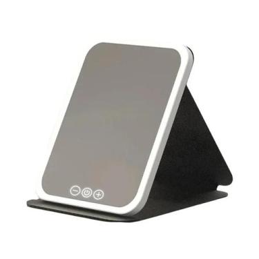 Imagem de Espelho De Maquiagem LED Em 3 Cores, Recarregável Por USB, Dimmer Touc