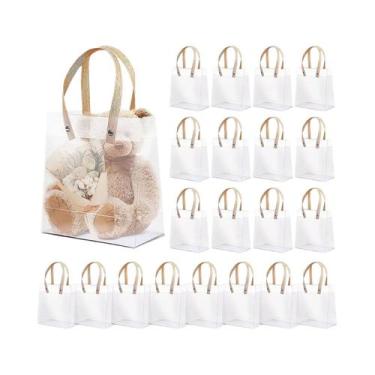 Imagem de Sacolas De Presente Ecológicas Foscas 20PCS Sacolas De Doces Para Feri