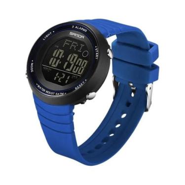 Imagem de Relógio Esportivo Digital Luminoso À Prova d'Água Unissex Com Pulseira