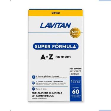 Imagem de Multivitamínico Lavitan Super Fórmula A-Z Homem 60 Comp.