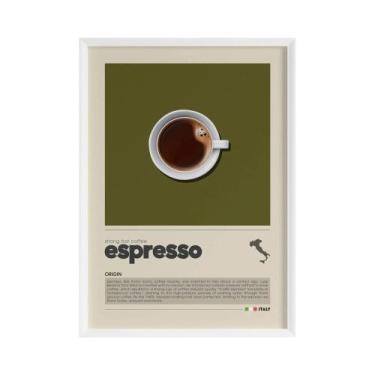 Imagem de Pintura Em Tela De Café Americano, Latte E Macchiato Flat White, Ilust