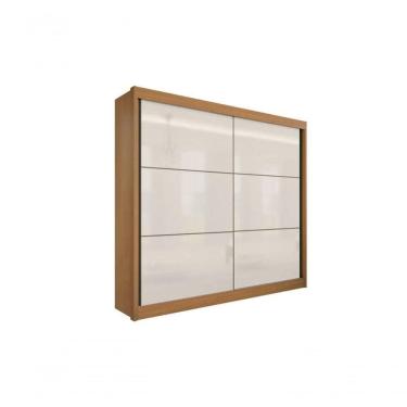 Imagem de Guarda Roupa Casal 2 Portas 6 Gav Cancun-cinamomo/off D`doro