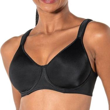 Imagem de Sutiã Sustentação DeMillus 64513 Alças Espumadas, Preto, 48