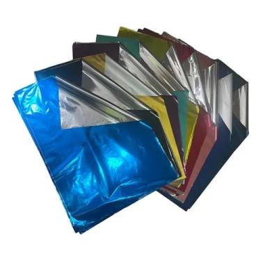 Imagem de Folha Laminada Para Pipa 50x70cm C/50 Unidades - ARV, Variadas