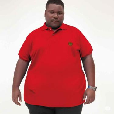 Imagem de kit 3 Camiseta Camisa Polo Masculina Bordada Algodão Casual Várias Cor