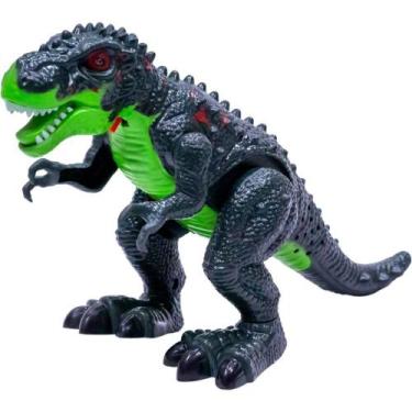 Imagem de Dinossauro REX com Som LUZ e Movimento 22X15CM - TK Shopping