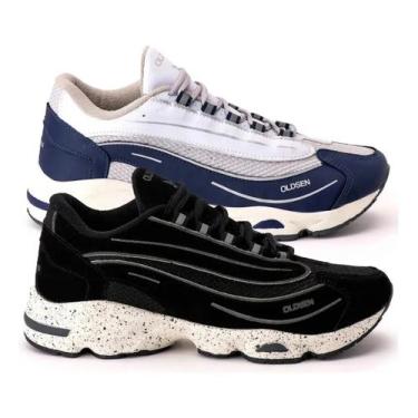 Imagem de Kit 2 Tenis Masculino Street Confortavel Chunky Dia A Dia - Oldsen, Ma