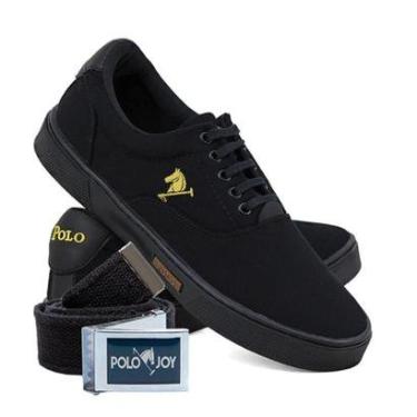 Imagem de Kit 1 Tênis Casual em Lona + 1 Cinto Polo Joy-Masculino