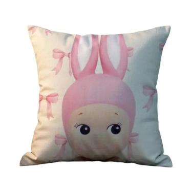 Imagem de Capa De Almofada De Sofá De Pelúcia Macia Com Estampa Dupla Face De De