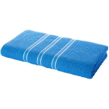 Imagem de Toalha de Banho Modelo Banhão Felpuda Perfeito Estilo, Azul Royal