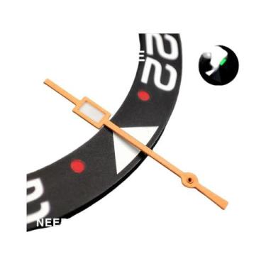 Imagem de Ponteiro De Relógio Verde Luminoso De Alta Qualidade: Peça De Reposiçã