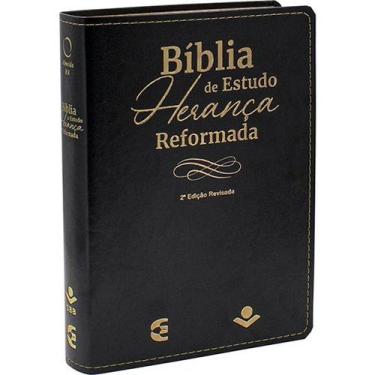 Imagem de Bíblia de Estudo Herança Reformada  Almeida Revista e Atualizada  Capa