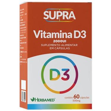 Imagem de Supra Vitamina D3 - 2000ui 60 Cápsulas - Herbamed